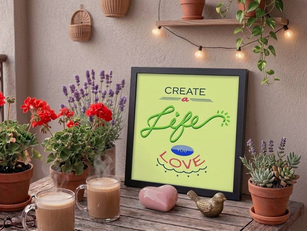 Create A Life You Love Frame