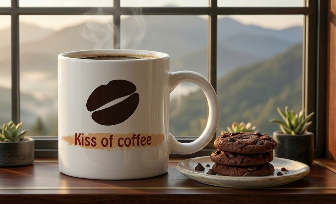 Kiss of Coffee Mug