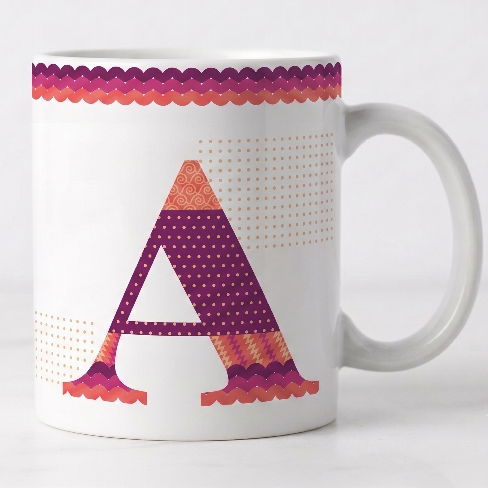 Personalised Coffee Mug - A