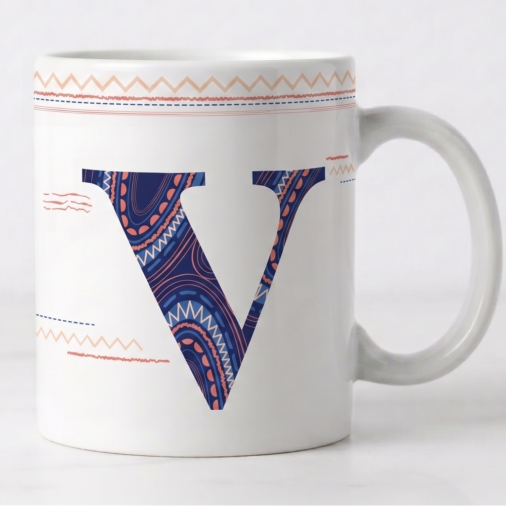 Personalised Coffee Mug - V