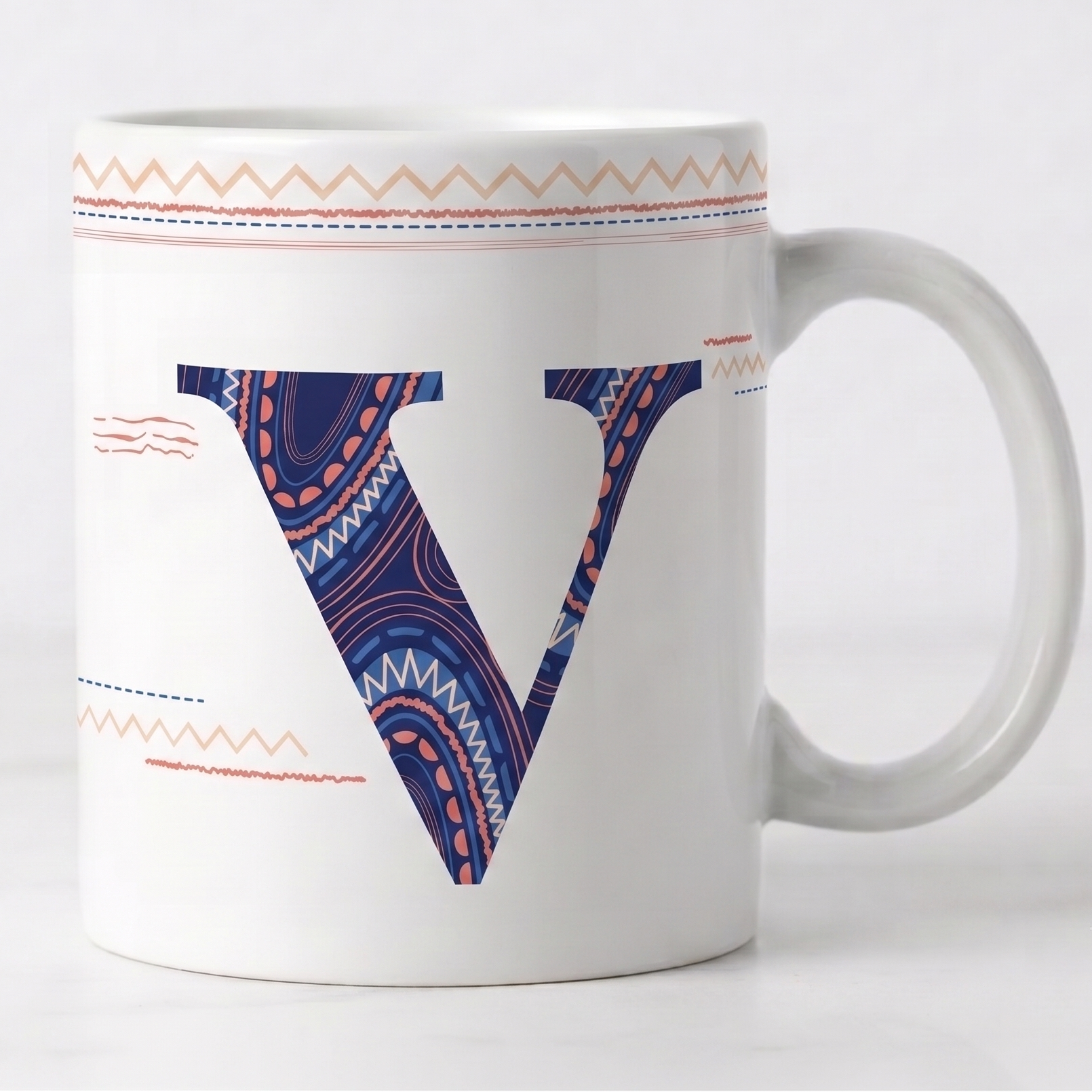 Personalised Coffee Mug - V