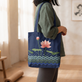 Lotus Totebag Zipper