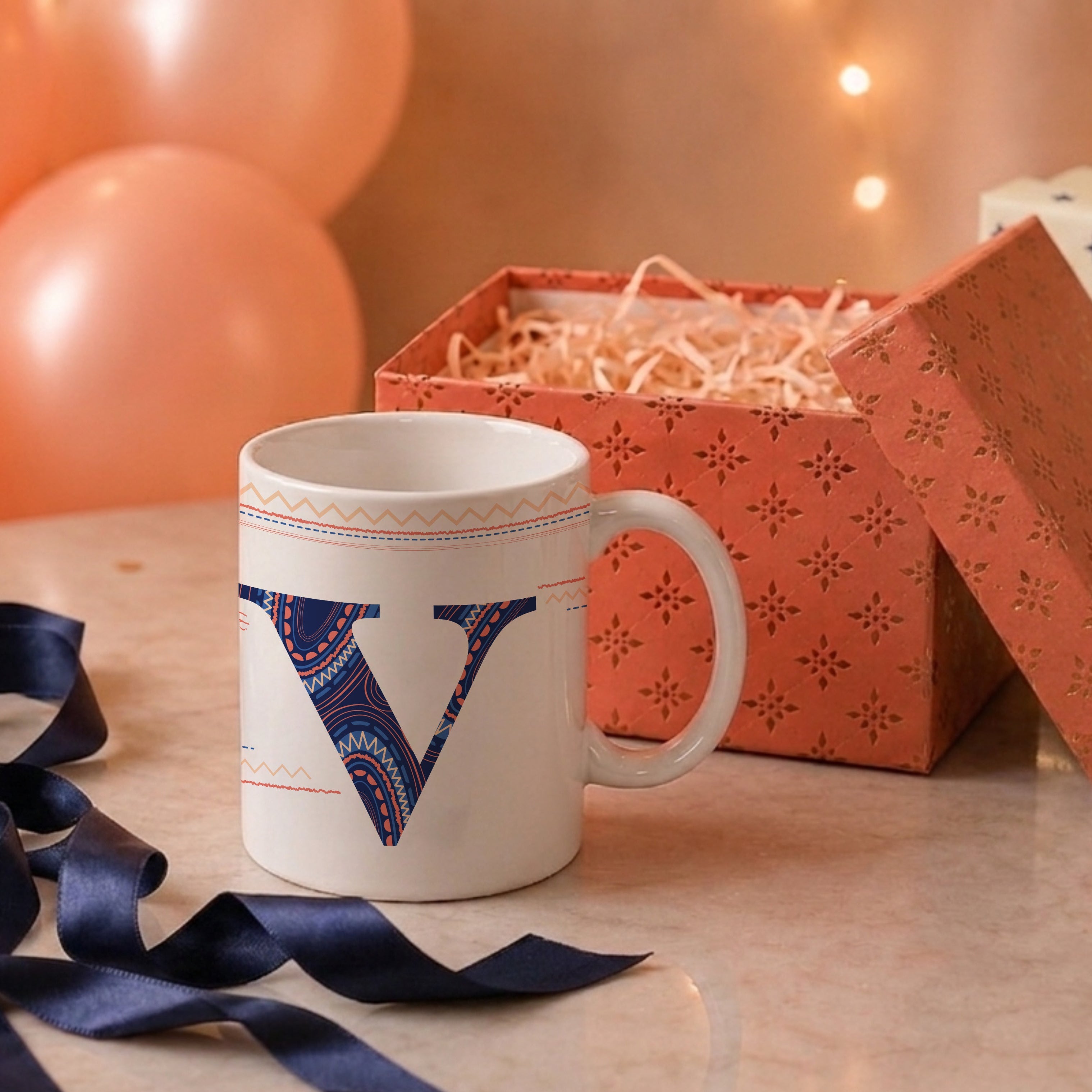 Personalised Coffee Mug - V